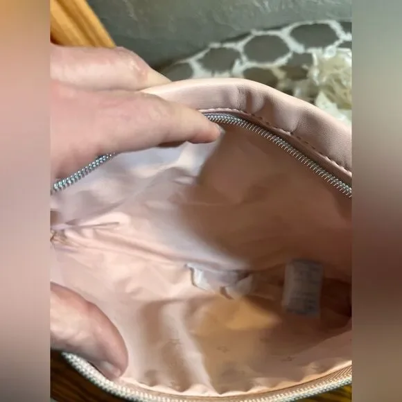 Dior Pink Cosmetic Bag NEW w Silver Beaded Accents brand new lovely charm gifts - Picture 8 of 9